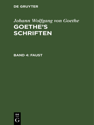 cover image of Faust